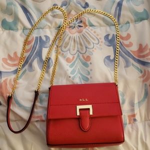 Small Red Ralph Lauren shoulder purse